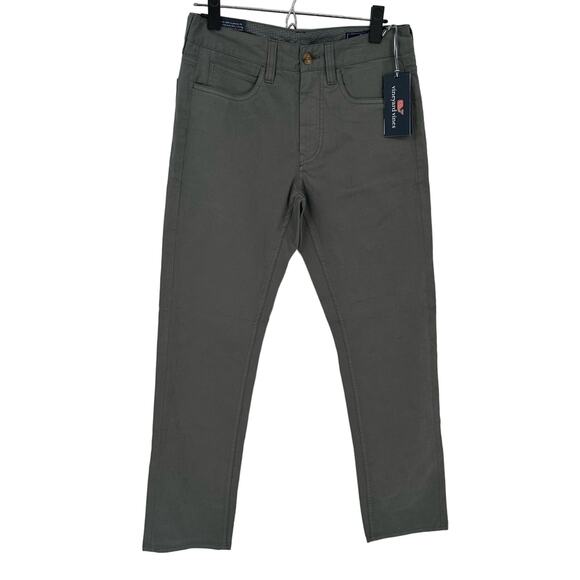 Vineyard Vines 5 Pocket Moleskin Pant Graphite Grey Size 28 X 30 NWT Straight - Picture 1 of 11